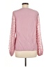 Shein Pink Long Sleeve Blouse Size M - photo 2