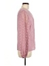 Shein Pink Long Sleeve Blouse Size M - photo 4
