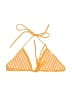 Unbranded Tweed Yellow Swimsuit Top Size XXS - photo 2