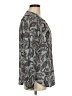 Ann Taylor LOFT 100% Polyester Paisley Teal Long Sleeve Blouse Size M - photo 4