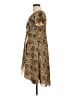 Unbranded Paisley Tan Casual Dress Size L (estimated) - photo 5