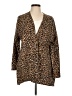 Venus Animal Print Brown Blazer Size L - photo 1