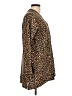 Venus Animal Print Brown Blazer Size L - photo 4
