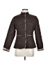 Carole Little Argyle Brown Jacket Size M - photo 1
