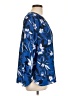 NYDJ 100% Polyester Blue 3/4 Sleeve Blouse Size L - photo 4