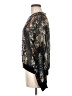 CAbi Animal Print Silver Long Sleeve Blouse Size M - photo 5