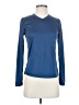 Helium 100% Polyester Blue Long Sleeve T-Shirt Size XS - photo 1