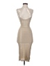 Unbranded 100% Polyester Tan Cocktail Dress Size S - photo 1