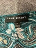 Lane Bryant 100% Polyester Paisley Floral Teal Sleeveless Blouse Size 24 waist - photo 7