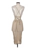 Unbranded 100% Polyester Tan Cocktail Dress Size S - photo 2