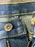 Carmar 100% Cotton Stars Blue Jeans Size 25 waist - photo 7