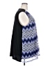 Catherines Blue Sleeveless Blouse Size 3X - photo 4