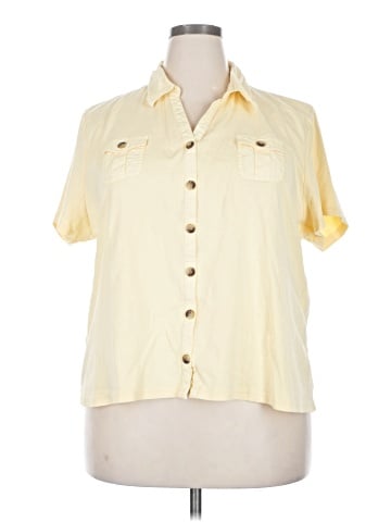 Karen Scott Short Sleeve Button-Down Shirt (view 1)