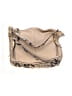 B Makowsky 100% Leather Animal Print Tan Leather Satchel One size - photo 1