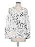 See By Chloé Polka Dots Floral White Long Sleeve Blouse Size EU (FR) 34 / US 2 - photo 1