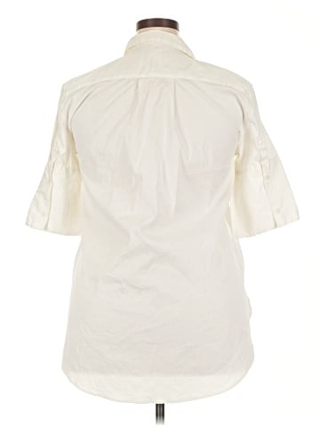 H&M L.O.G.G. 3/4 Sleeve Button-Down Shirt (view 2)