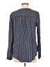 Hinge 100% Viscose Blue Long Sleeve Blouse Size M - photo 2