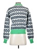 On 34th 100% Polyester Argyle Green Cardigan Size XS - photo 2
