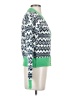 On 34th 100% Polyester Argyle Green Cardigan Size XS - photo 4