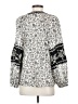 Zara Ivory Long Sleeve Blouse Size S - photo 2