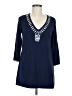 IMAN Blue 3/4 Sleeve Top Size M - photo 1