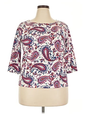 Talbots 3/4 Sleeve T-Shirt (view 1)