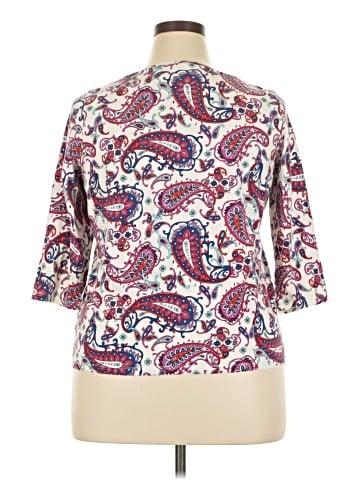 Talbots 3/4 Sleeve T-Shirt (view 2)