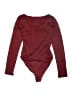 Heart & Hips Burgundy Bodysuit Size M - photo 2