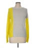 Aqua Color Block Yellow Pullover Sweater Size M - photo 1