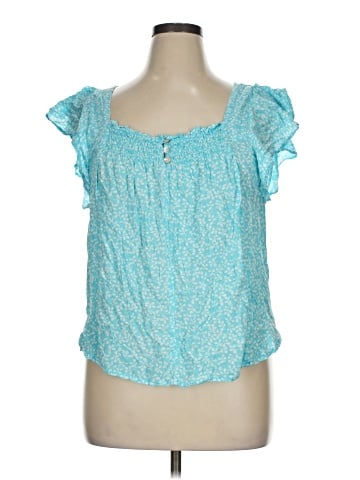 Draper James RSVP Short Sleeve Blouse (view 1)