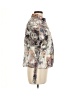 Boston Proper 100% Nylon Floral Silver Gray Jacket Size M - photo 4