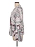 Haute Hippie Silver Long Sleeve Blouse Size L - photo 5