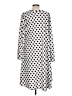 Lularoe Polka Dots White Casual Dress Size L - photo 2