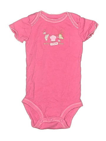 Just One Year by Carter's Short Sleeve Onesie (view 1)