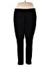 Sejour Solid Black Active Pants Size 18 - photo 1