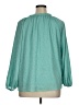 LC Lauren Conrad 100% Polyester Teal 3/4 Sleeve Blouse Size 0X - photo 2