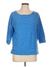 Lauren Jeans Co. 100% Cotton Blue Pullover Sweater Size L - photo 1