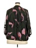 Zac & Rachel 100% Polyester Black 3/4 Sleeve Blouse Size 2X - photo 2