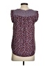 Ann Taylor LOFT 100% Polyester Burgundy Sleeveless Blouse Size XS - photo 2