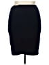 Robert Louis Solid Black Blue Formal Skirt Size M - photo 2
