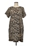 Ellison 100% Polyester Animal Print Brown Casual Dress Size M - photo 1