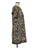 Ellison 100% Polyester Animal Print Brown Casual Dress Size M - photo 4