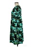 Unbranded Print Teal Casual Dress Size M (estimated) - photo 5