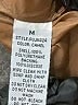 Ci Sono 100% Polyurethane Solid Brown Jacket Size M - photo 7