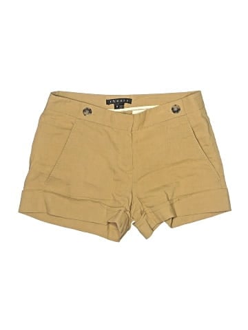 Theory Khaki Shorts (view 1)