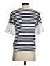 Draper James 100% Cotton Silver Short Sleeve Top Size S - photo 2