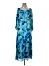 Xscape 100% Polyester Blue Cocktail Dress Size 14W - photo 1