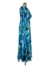 Xscape 100% Polyester Blue Cocktail Dress Size 14W - photo 4