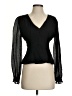 Evereve Black Long Sleeve Blouse Size XS - photo 1