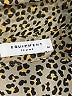 Equipment Animal Print Multi Color Gold Sleeveless Button-Down Shirt Size M - photo 7